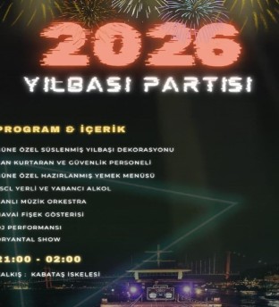 Beyaz Martı Teknede Yılbaşı Programı 2026