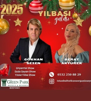 Green Park Bostancı Otel 2025 Yılbaşı Programı