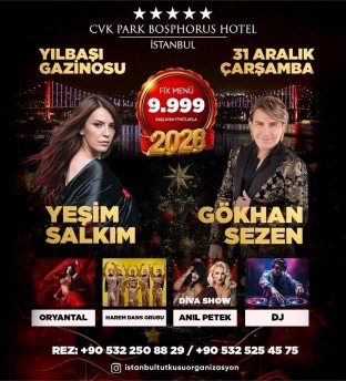 CVK Park Bosphorus Hotel Yılbaşı Programı 2026